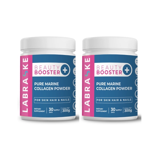 Double Collagen set: BEAUTY BOOSTER + | Pure Marine Collagen Powder (2 units) Antiaging supplements